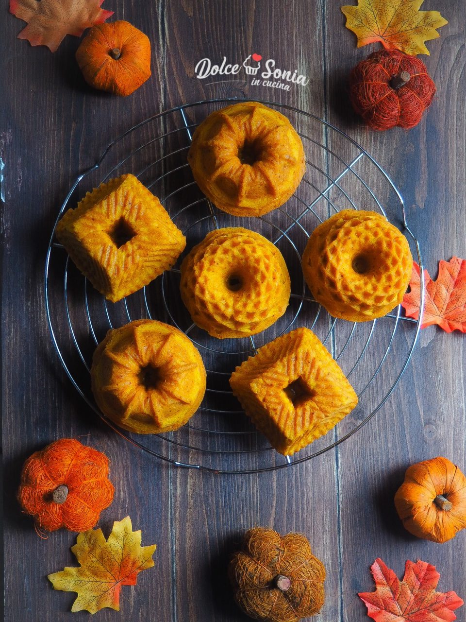 Mini Bundt Cake Alla Zucca Dolce Sonia In Cucina